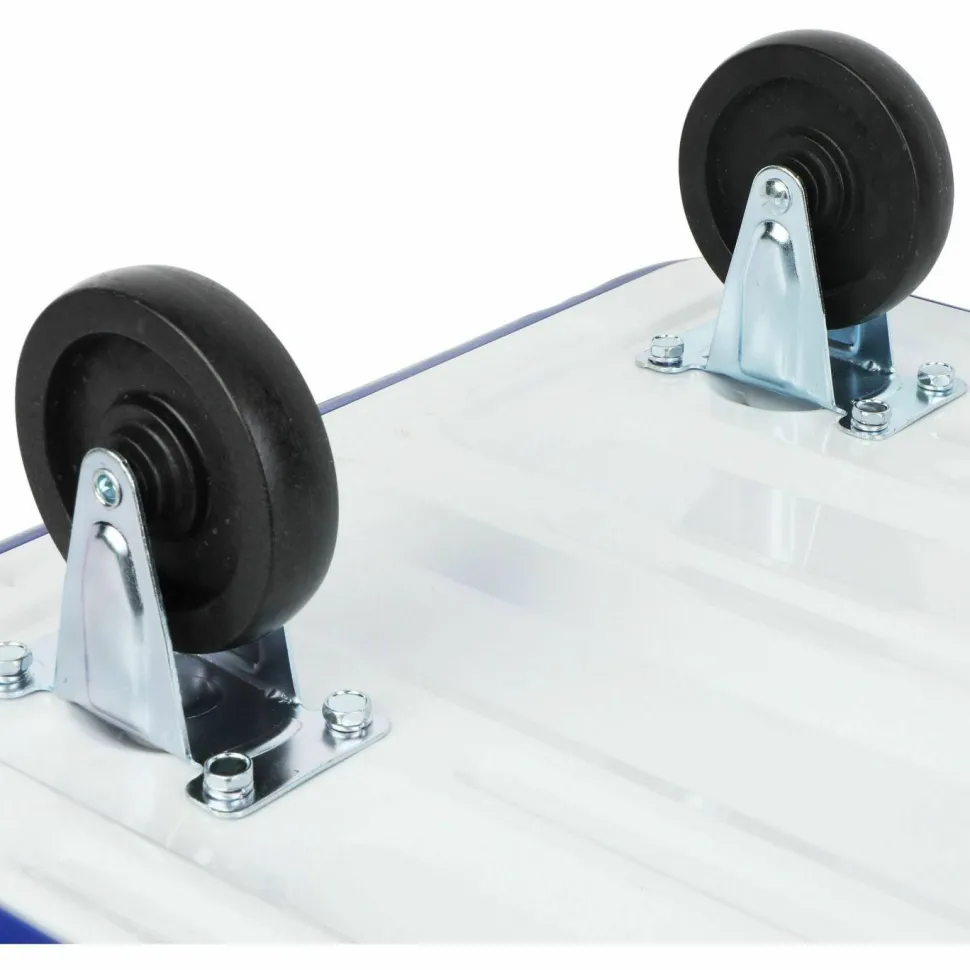 Sparco Folding Platform Truck, 330 Lb. Capacity, Blue/Gray