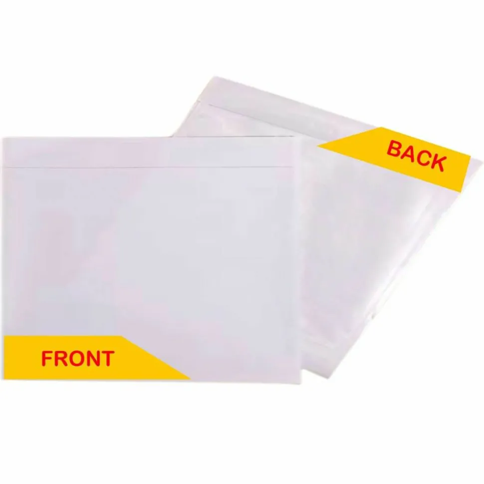 Sparco Plain Back 7" Envelopes - Packing List - 7"x 5 1/2" - 70 g/m² - Self-adhesive Seal - Paper, Low Density Polyethylene (LDPE) - 1000/Box - White