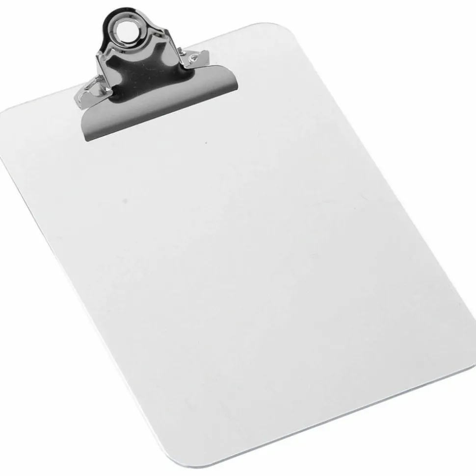 Sparco Plastic Clipboard, 6" x 9", Clear