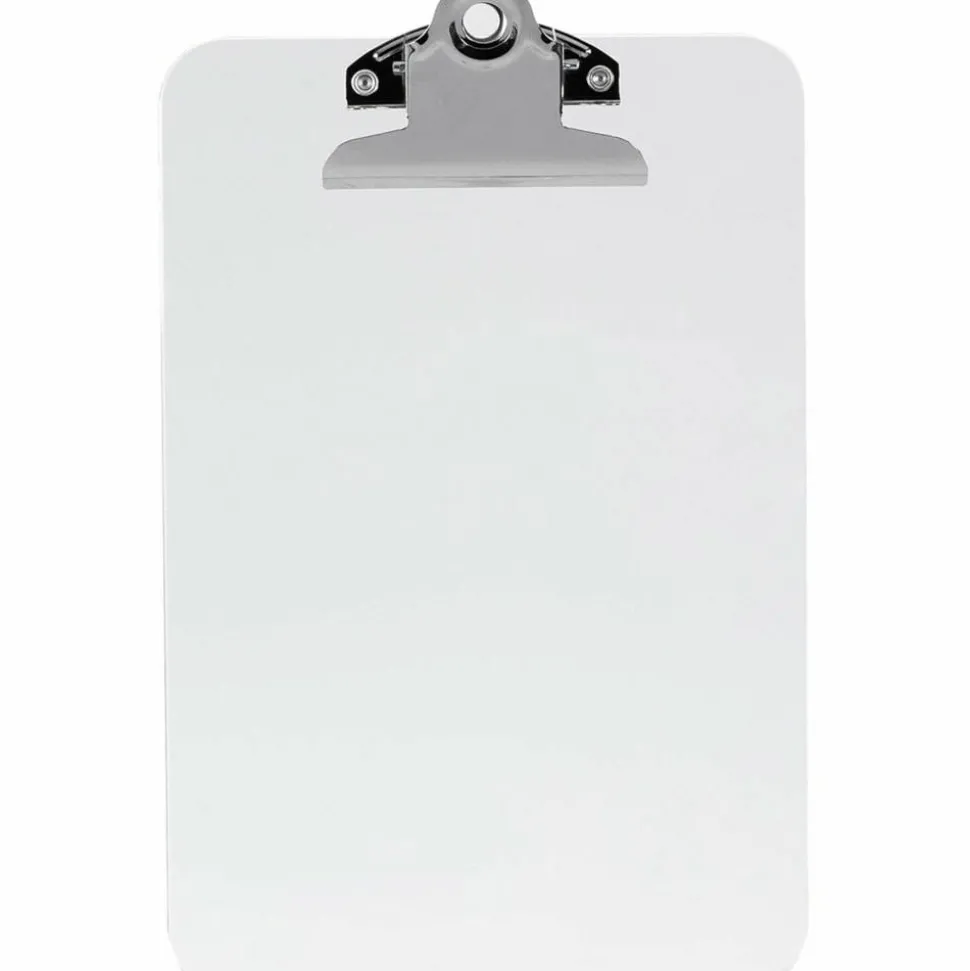 Sparco Plastic Clipboard, 6" x 9", Clear