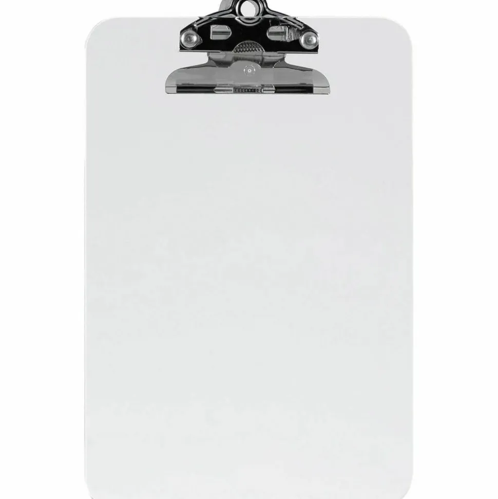 Sparco Plastic Clipboard, 6" x 9", Clear