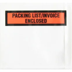 Sparco Pre-Labeled Waterproof Packing Envelopes - Packing List - 4 1/2