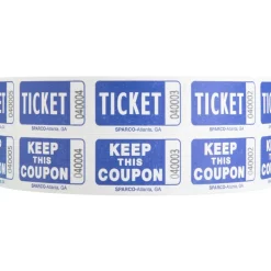 Sparco Roll Tickets - Blue - 2000/Roll