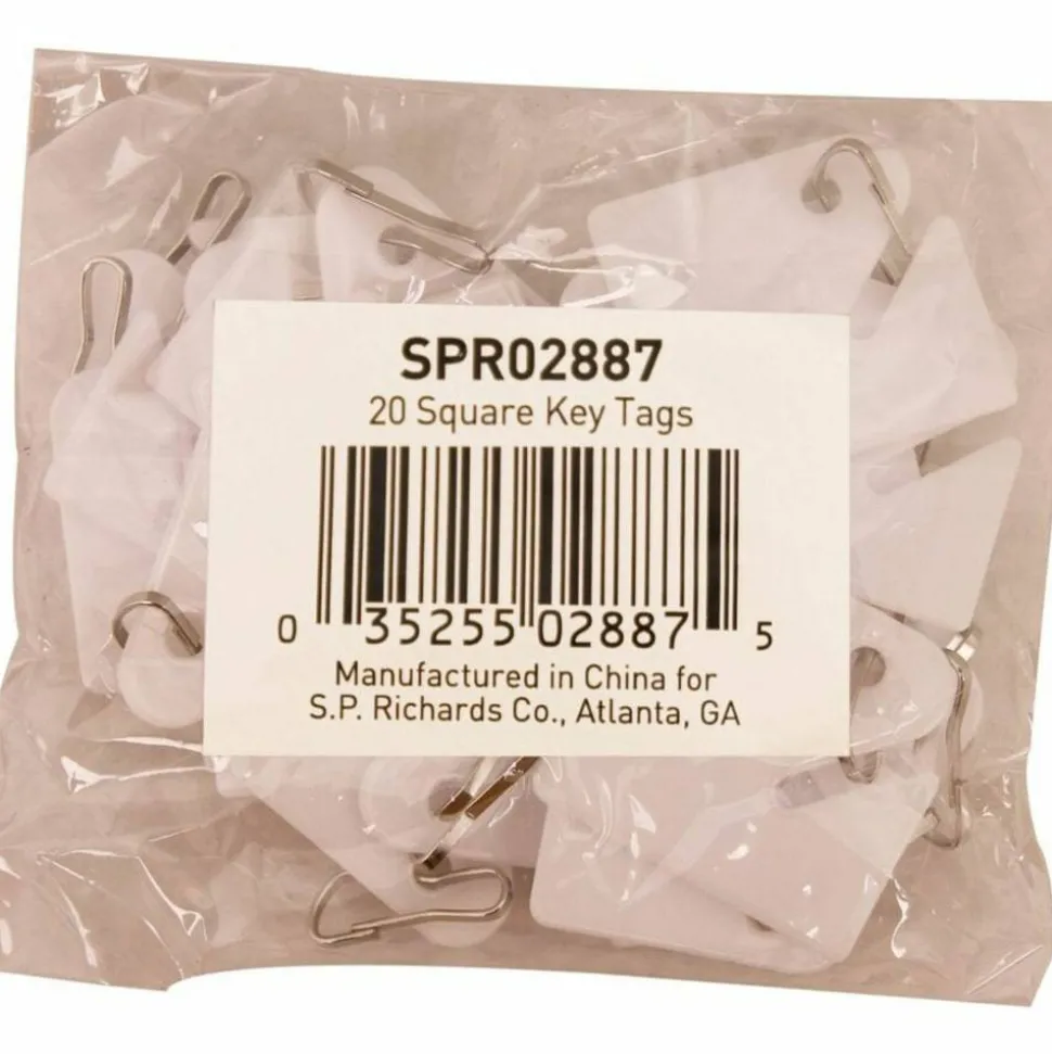 Sparco Square Key Tags