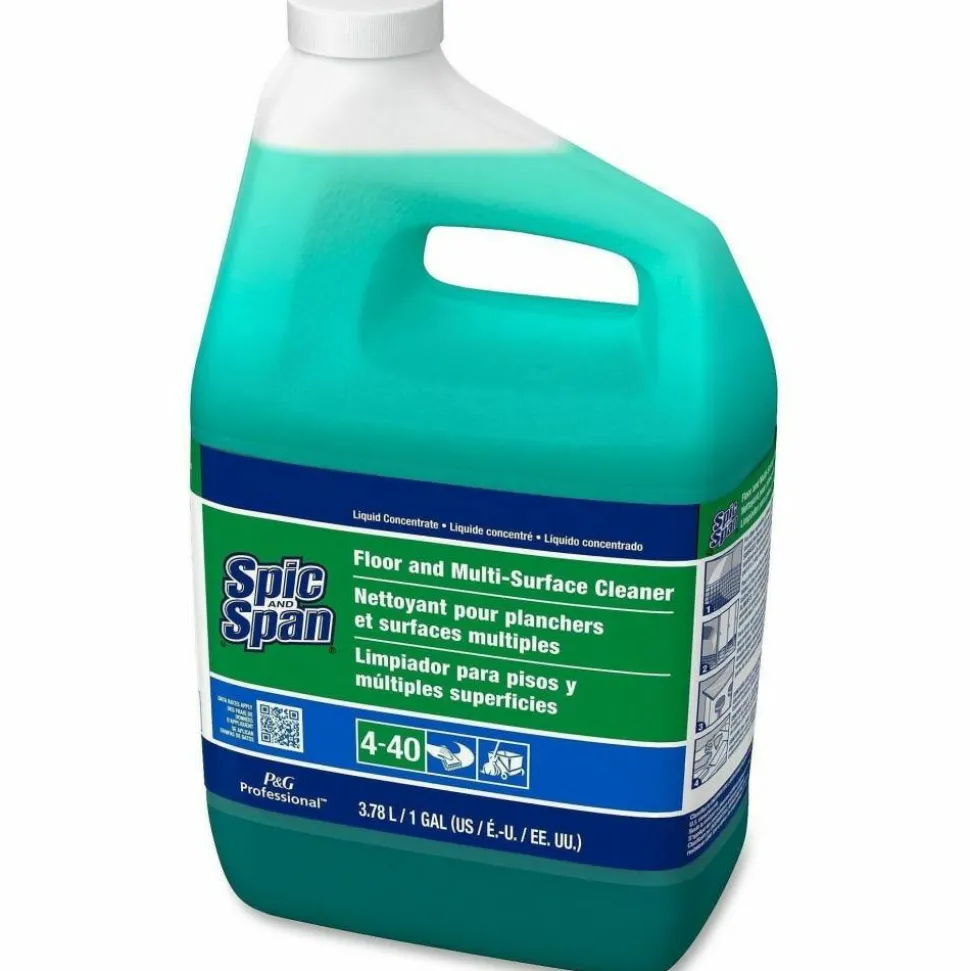 Spic And Span Floor Cleaner, 128 Oz Bottle, Case Of 3