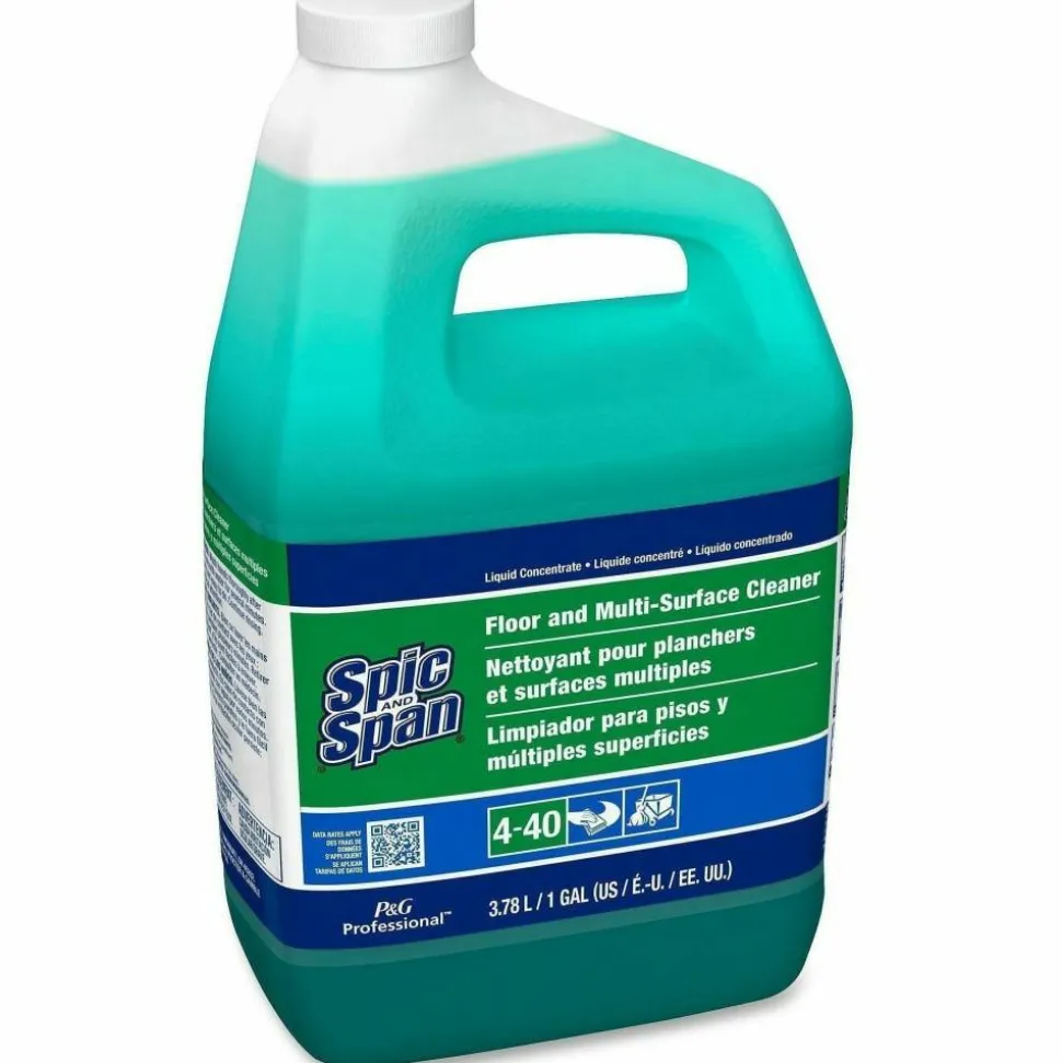 Spic And Span Floor Cleaner, 128 Oz Bottle, Case Of 3