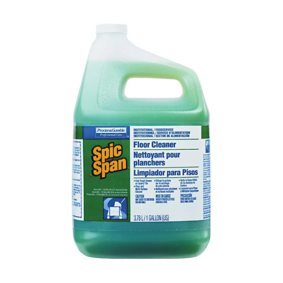 Spic And Span Floor Cleaner, 128 Oz Bottle, Case Of 3