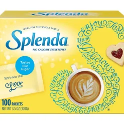 Splenda No Calorie Sweetener Packets - Packet - 0 lb (0 oz) - Artificial Sweetener - 1200/Carton