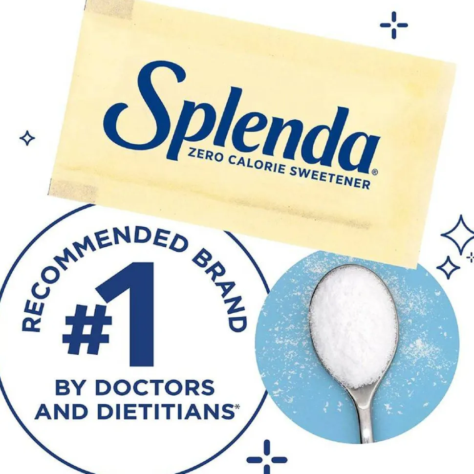 Splenda No Calorie Sweetener Packets - Packet - 0 lb (0 oz) - Artificial Sweetener - 1200/Carton