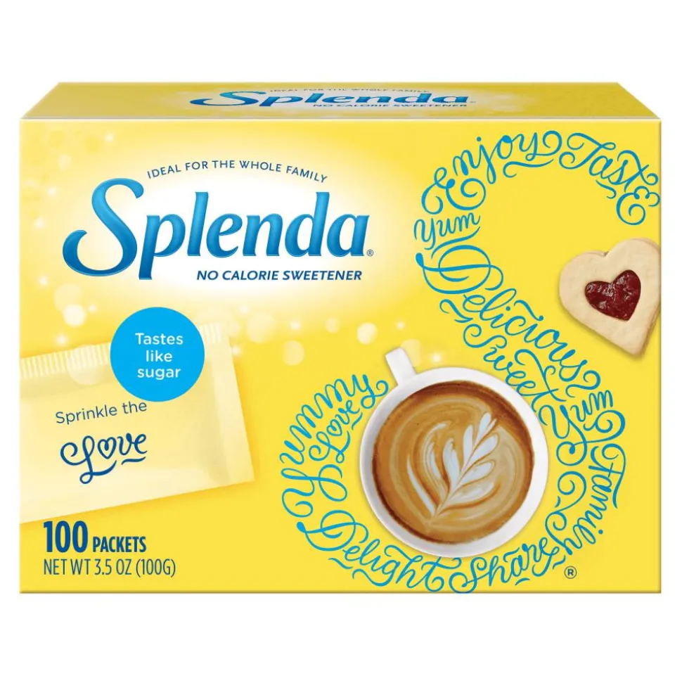 Splenda No Calorie Sweetener Packets - Packet - 0 lb (0 oz) - Artificial Sweetener - 1200/Carton