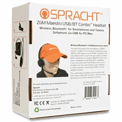 Spracht ZUM COMBO Bluetooth/USB Wireless Headset + Base - Mono - Wireless - Bluetooth - 33 ft - 32 Ohm - HS2060