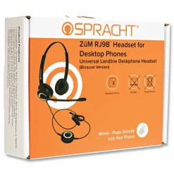 Spracht ZUMRJ9B Headset - Stereo - RJ-9 - Wired - Over-the-head - Binaural
