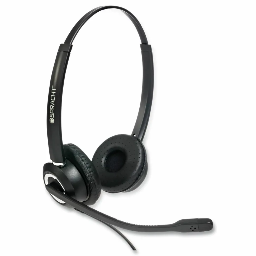 Spracht ZUMRJ9B Headset - Stereo - RJ-9 - Wired - Over-the-head - Binaural