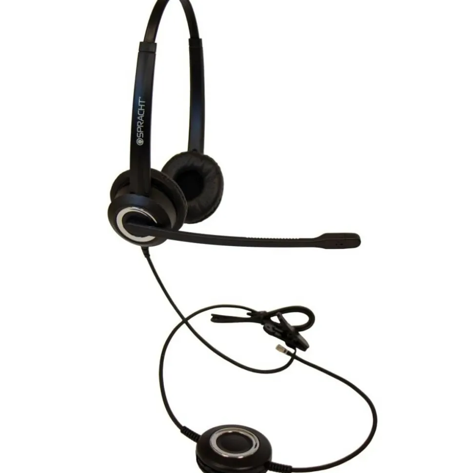 Spracht ZUMRJ9B Headset - Stereo - RJ-9 - Wired - Over-the-head - Binaural