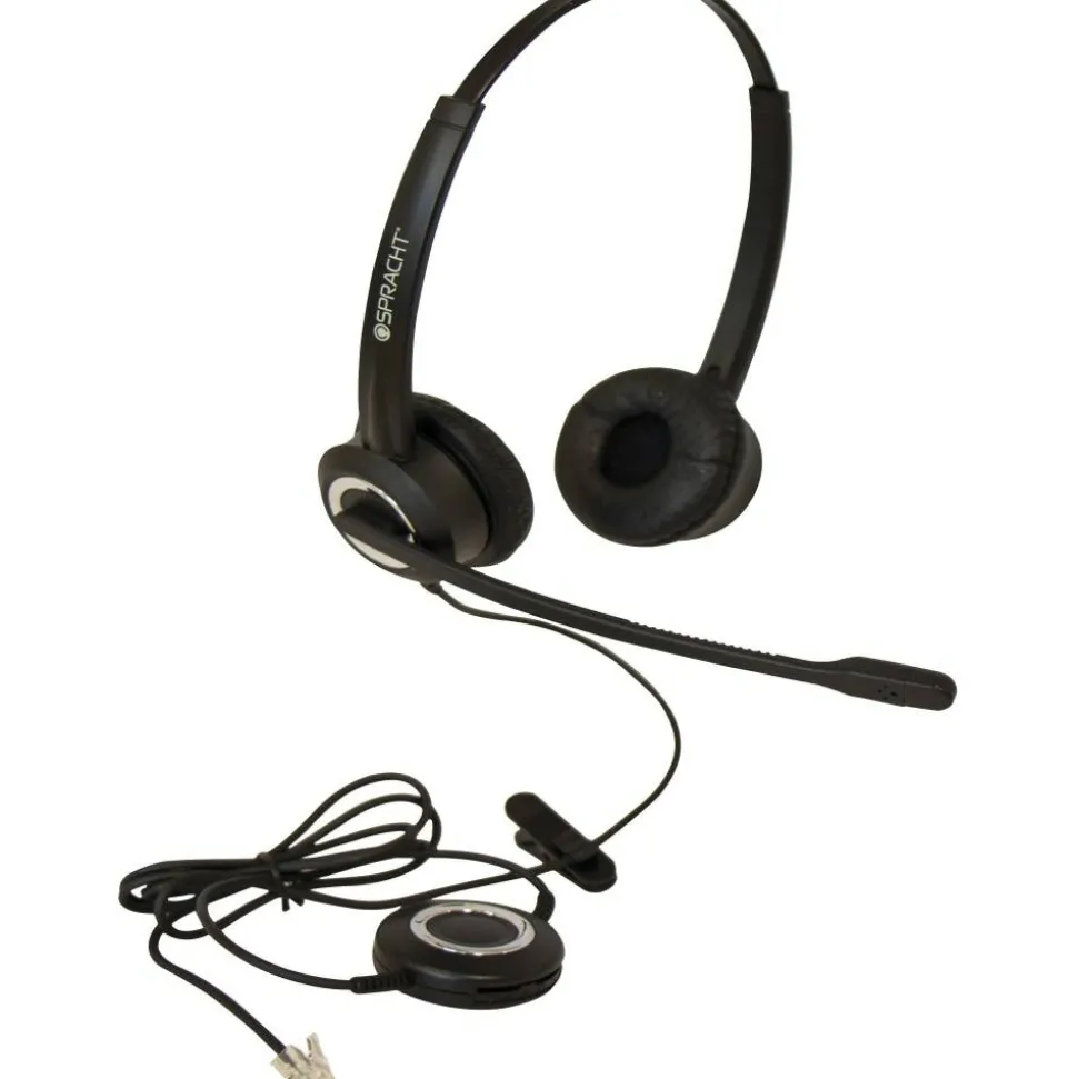 Spracht ZUMRJ9B Headset - Stereo - RJ-9 - Wired - Over-the-head - Binaural