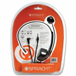 Spracht ZuM ZuM350M Monaural Over The Head Headset, Black