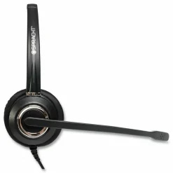 Spracht ZuM ZuMRJ9M Monaural Over The Head Headset, Black