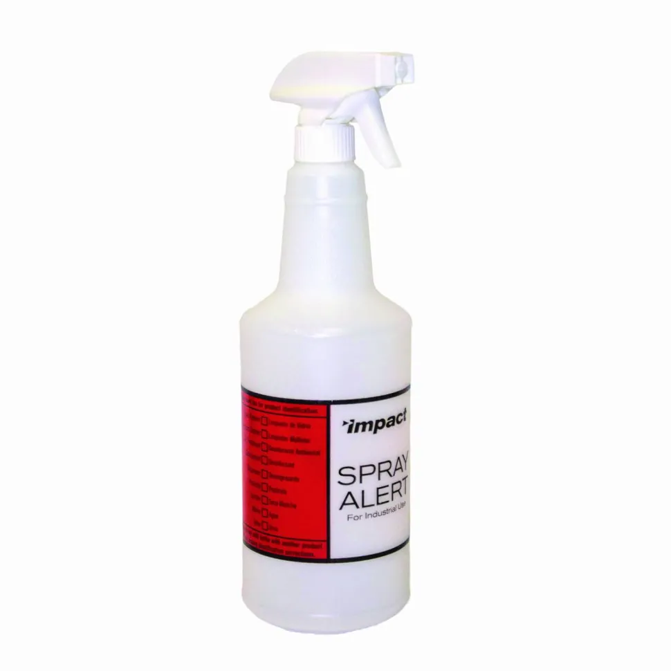 Spray Alert 32oz Spray Alert System - Leak Proof - Natural, Red, Black