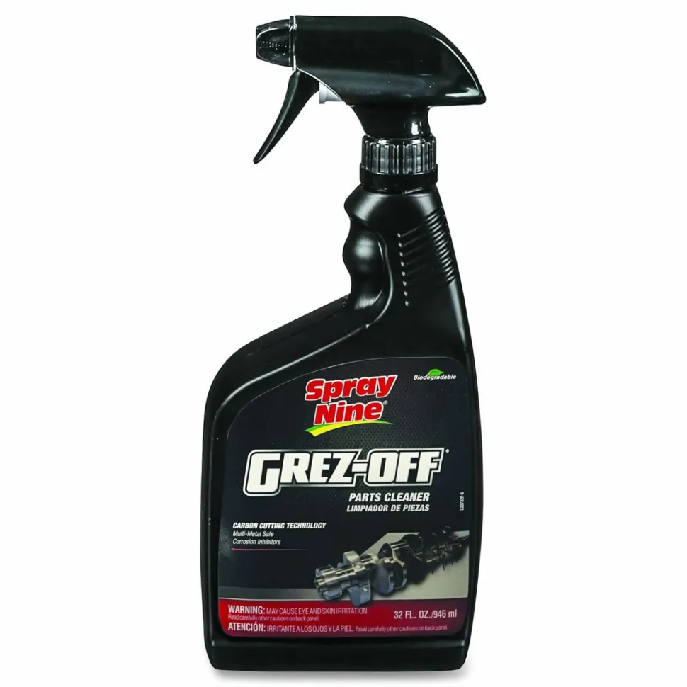Spray Nine Grez-off Heavy-Duty Degreaser, 32oz Spray Bottle, 12/Carton