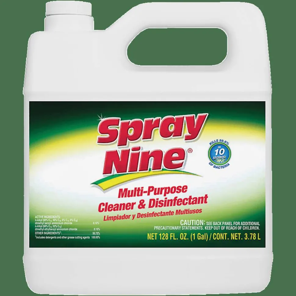 Spray Nine Heavy-Duty Cleaner And Degreaser Disinfectant Liquid, 128 Oz Bottle