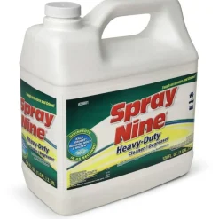 Spray Nine Heavy-Duty Cleaner And Degreaser Disinfectant Liquid, 128 Oz Bottle