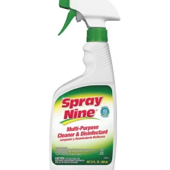 Spray Nine Heavy-Duty Cleaner/Degreaser w/Disinfectant - Spray - 22 fl oz (0.7 quart) - Bottle - 12 / Carton - Clear