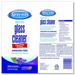 Sprayway Glass Cleaner, 19 oz Aerosol Spray, 6/Carton