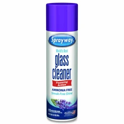 Sprayway Glass Cleaner, 19 oz Aerosol Spray, 6/Carton