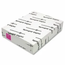 Springhill Digital Index White Card Stock, 92 Bright, 90 lb Index Weight, 8.5 x 11, White, 250/Pack