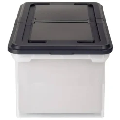 Stackable File Tote Box, Letter Size, 10-7/10