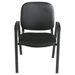 Stacking Guest Office Chair, Black