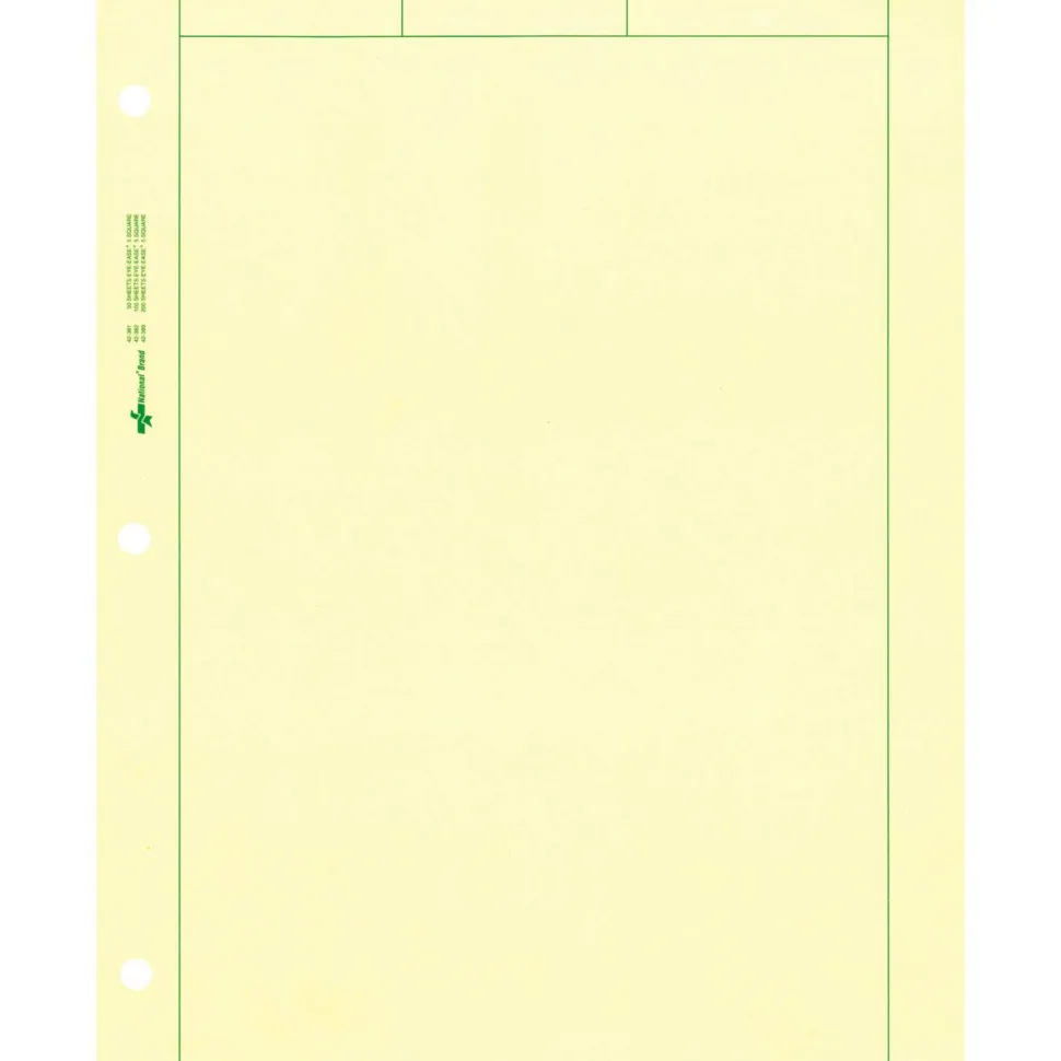 Staedtler Engineering Computation Pad, 5 x 5 Grid, 100 Sheets
