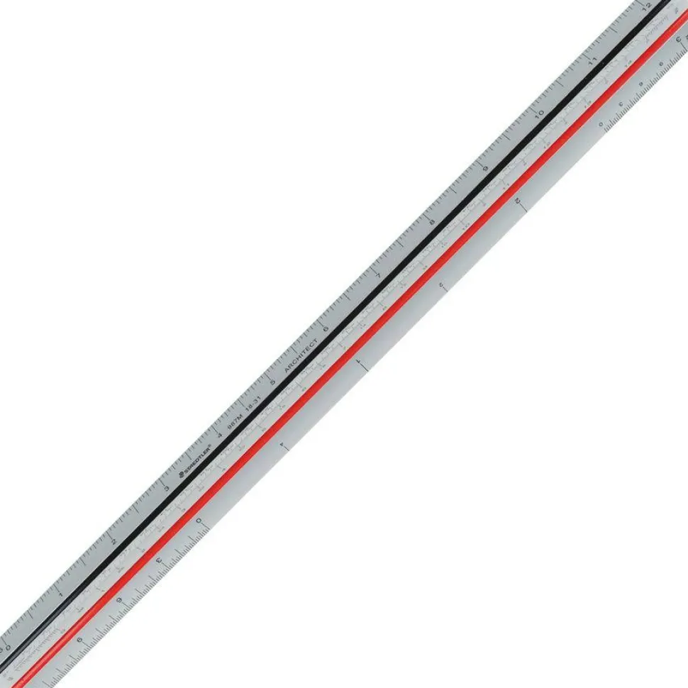 Staedtler Professional Architect's 12" Triangular Scale
