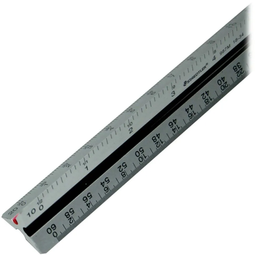 Staedtler Professional Engineer's 12" Triangular Scale
