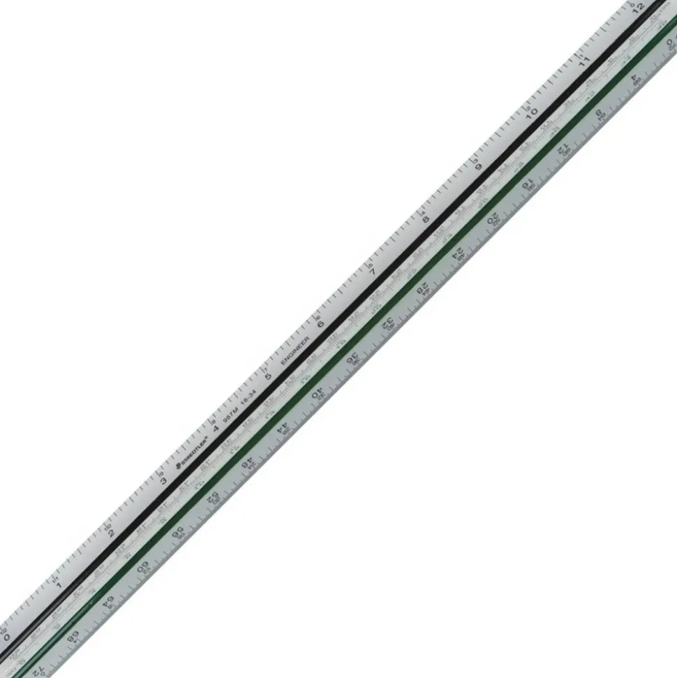 Staedtler Professional Engineer's 12" Triangular Scale