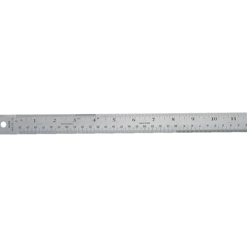 Staedtler Stainless Steel Ruler, 12"