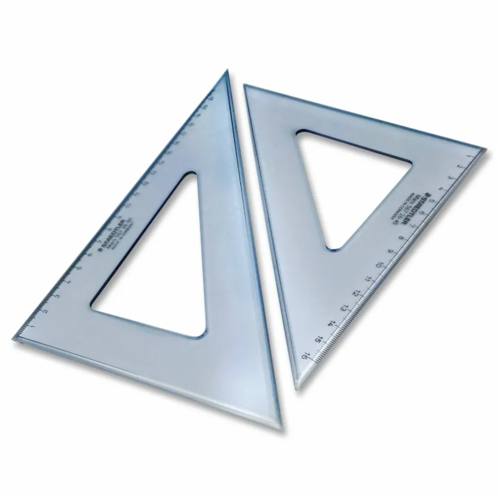 Staedtler Mars College Combination Set With Ruler, Protractor, Triangles