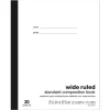 Standard Composition Book, 6-7/8" x 8-1/2", Wide Ruled, 20 Sheets