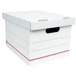Standard-Duty Corrugated Storage Boxes, Letter/Legal Size, 15