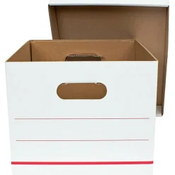 Standard-Duty Corrugated Storage Boxes, Letter/Legal Size, 15