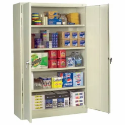 Standard Storage Cabinet, 4 Adjustable Shelves, 18