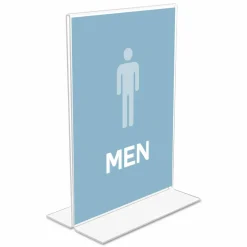 Stand-Up Sign Holder, Vertical, 7