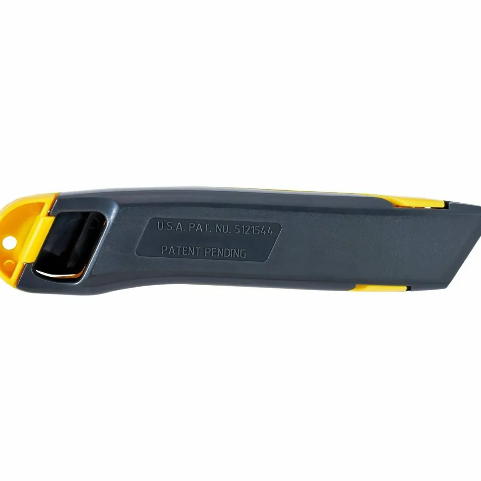 Stanley Bostich Plastic Retractable Utility Knife, 6" Blade , Yellow