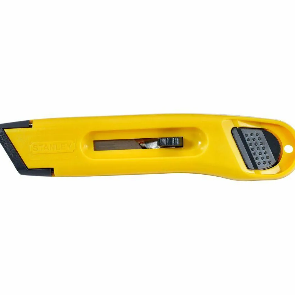 Stanley Bostich Plastic Retractable Utility Knife, 6" Blade , Yellow