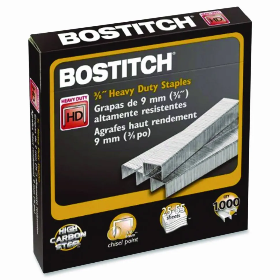 Stanley Bostitch B310HDS-03201 Staples, 3/8", Box Of 1000