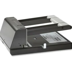 Stanley Bostitch Bostitch Xtreme Duty 2 3 Hole Adjustable Punch With Antimicrobial Protection, Black