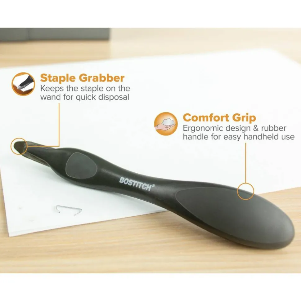 Stanley Bostitch Calypso Magnetic Staple Remover, Black