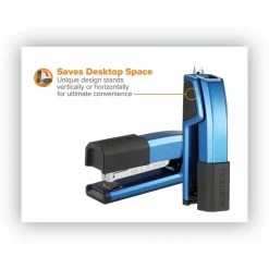 Stanley Bostitch Epic Executive Desktop Business Pro Stapler, Blue