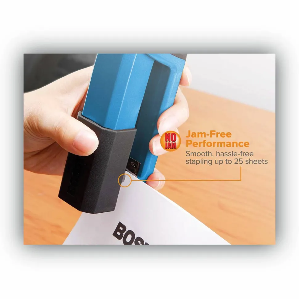 Stanley Bostitch Epic Executive Desktop Business Pro Stapler, Blue