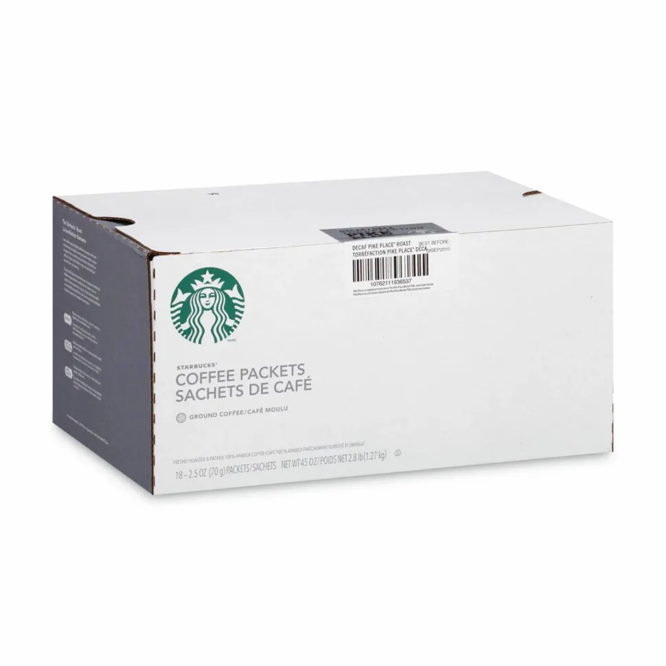 Starbucks Pike Place Decaf Coffee Packets